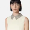 Crystal Satin A-line minikjole