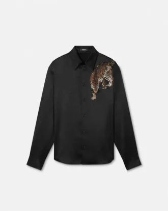 Crystal Versace Leopard-skjorte