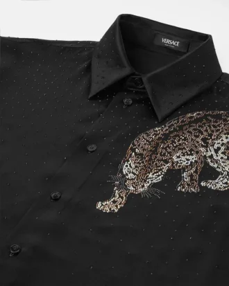 Crystal Versace Leopard-skjorte