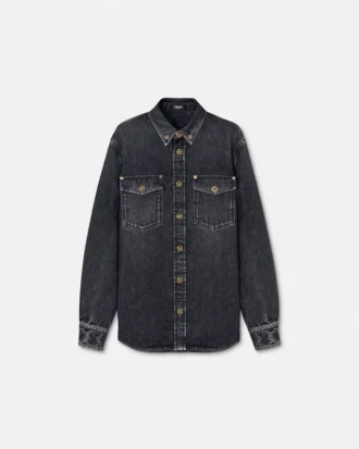 Denim-overskjorte