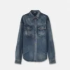 Denim-overskjorte