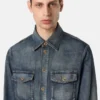 Denim-overskjorte