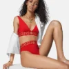 ECONYL® Bikiniunderdel med høj talje