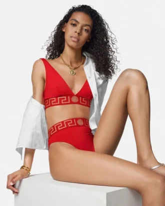 ECONYL® Bikiniunderdel med høj talje