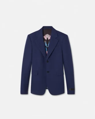 Enkeltradet uldblazer