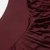 Envers-Satin Crépe Draped Gown