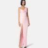 Envers-Satin Crépe Draped Gown