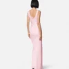 Envers-Satin Crépe Draped Gown