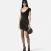 Envers-Satin Crépe Draped Mini Dress