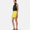 Envers-Satin tætsiddende miniskirt