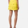 Envers-Satin tætsiddende miniskirt