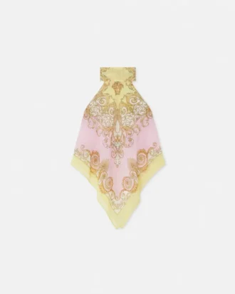 Foulard-top med print