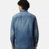 Fremstillet i Japan Denim-overskjorte Fremstillet i Japan Denim-overskjorte