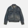 Fremstillet i Japan Denimblousonjakke