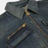 Fremstillet i Japan Denimblousonjakke