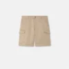 Gabardine-cargoshorts