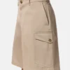 Gabardine-cargoshorts