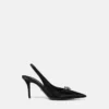 Gianni Ribbon læderslingbacks 85 mm