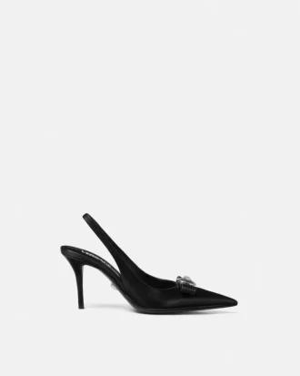 Gianni Ribbon læderslingbacks 85 mm