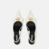 Gianni Ribbon læderslingbacks 85 mm