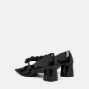 Gianni Ribbon lakpumps med blokhæl 55 mm