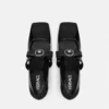 Gianni Ribbon lakpumps med blokhæl 55 mm