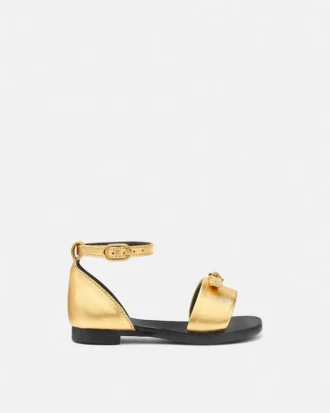 Gianni Ribbon Metallic børnesandaler