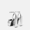 Gianni Ribbon Metallic sandaler 140 mm