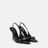 Gianni Ribbon Patent Slingbacks 110 mm