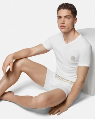 Greca Border Long Trunks 2-pak