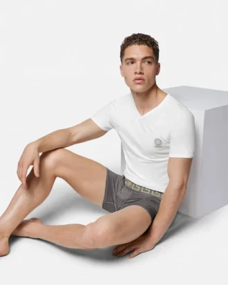 Greca Border Long Trunks 2-pak