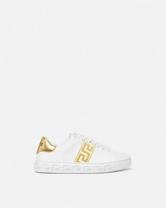 Greca broderede nylon sneakers