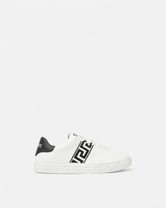 Greca broderede nylon sneakers