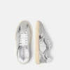Greca Court Metallic Sneakers