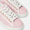 Greca Jacquard Canvas Sneakers
