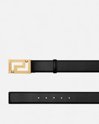 Greca læderbælte  4 cm