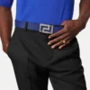 Greca læderbælte, vendbart, 3,5 cm