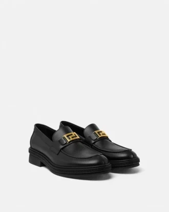 Greca læderloafers
