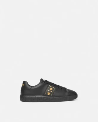 Greca-pyntede nylon-sneakers