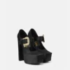 Hurley Satin Platform Pumps