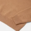 Intarsia-strikket sweater i kashmir
