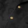 Jacquard-blazer i uldblanding