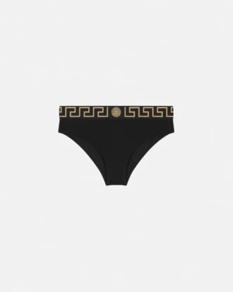 Jacquard-bomuldsjersey-trusser