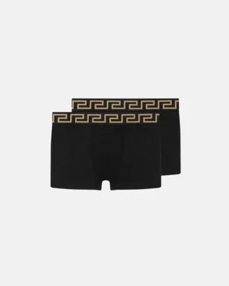 Jacquard-bomuldsjersey-underbukser til børn, 2-pak