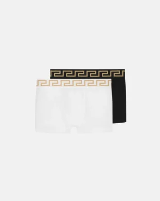 Jacquard-bomuldsjersey-underbukser til børn, 2-pak