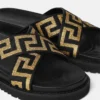 Jacquard Nappa sandaler