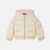 Jacquard-nylon-forstoppet pufferjakke til børn