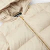 Jacquard-nylon-forstoppet pufferjakke til børn
