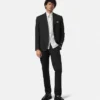 Jacquard-skjorte i bomulds-poplin