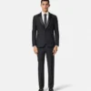 Jacquard-skjorte i bomulds-poplin